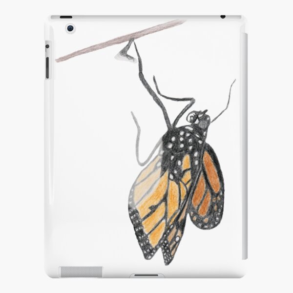 Monarch Butterfly emerging from its Chrysalis iPad Snap Case