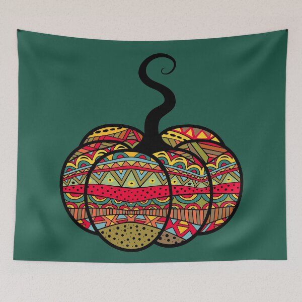 Item preview, Pumpkin ornate with ethnic pattern designed and sold by ksanask.