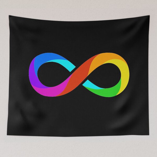 Item preview, The rainbow infinity sign designed and sold by Death Rock Tee.