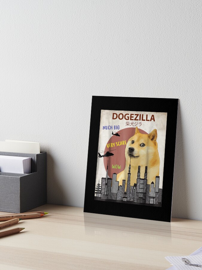 Dogezilla Funny Doge Meme Shiba Inu Dog " Art Board Print for Sale by sundttanyou | Redbubble Dogezilla Funny Doge Meme Shiba Inu Dog " Art Board Print for Sale by sundttanyou | Redbubble