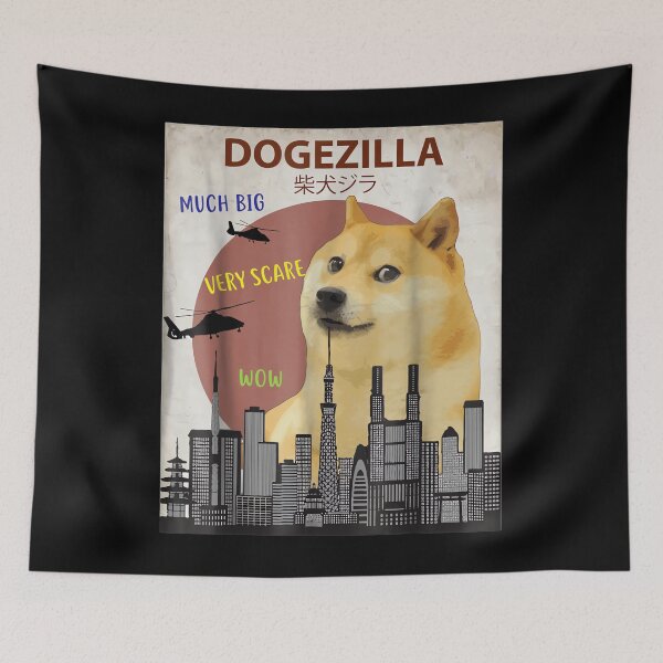 Item preview, Dogezilla Funny Doge Meme Shiba Inu Dog designed and sold by sundttanyou.