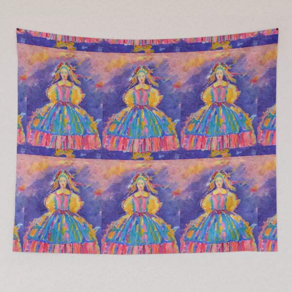 Item preview, Polish folklore folk art Poland Lowicz Girl designed and sold by tanabe.