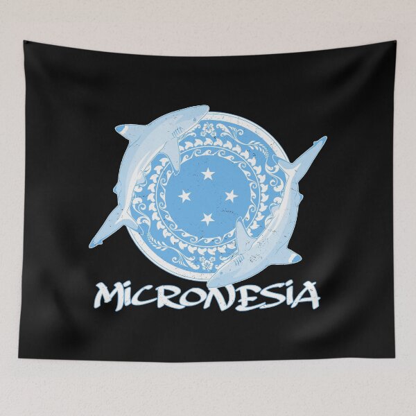 Item preview, Blacktip Reef Sharks Micronesia designed and sold by NicGrayGraphic.