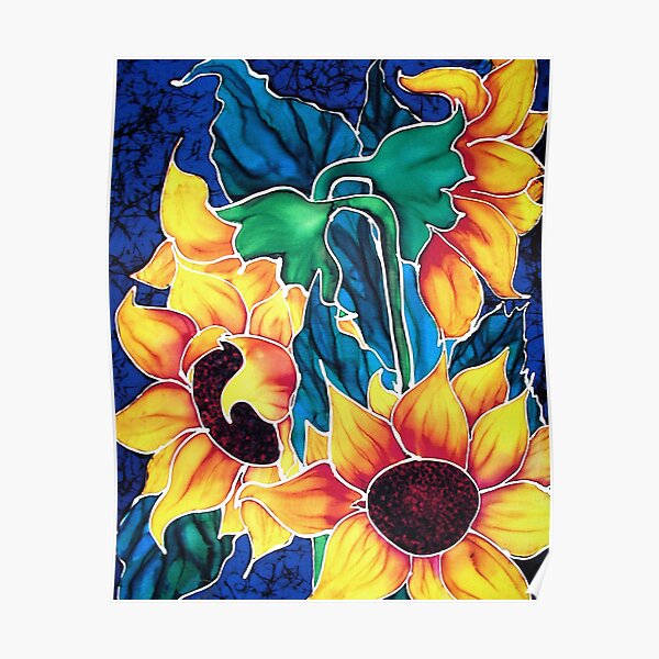 Sassy Sunflowers Poster