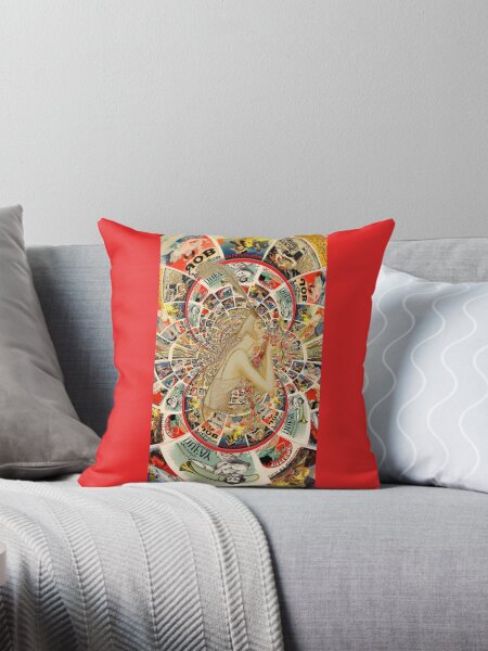 Belle Epoque Pillows Cushions for Sale Redbubble