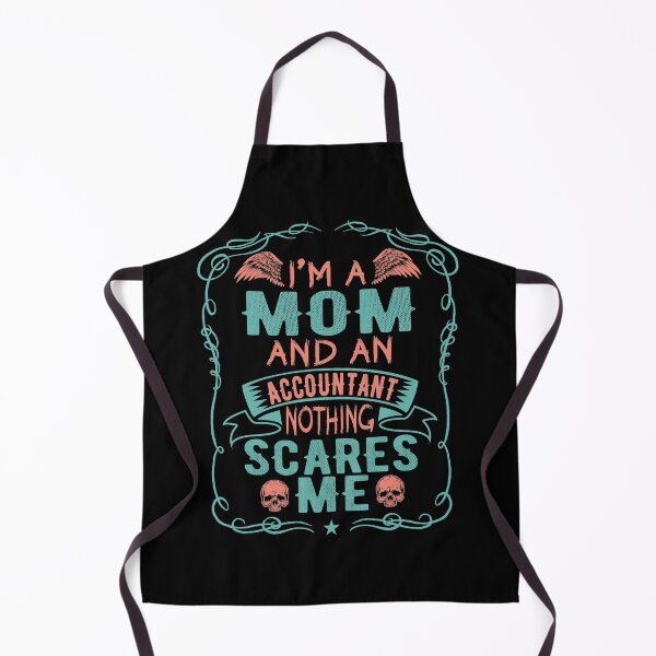 Item preview, Allhalloween I'm A Mom And an Accountant Nothing Scares Me | All Soul Day designed and sold by Rizty.