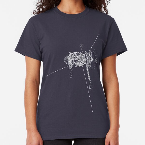 Cassini (blanc sur fond sombre) T-shirt classique