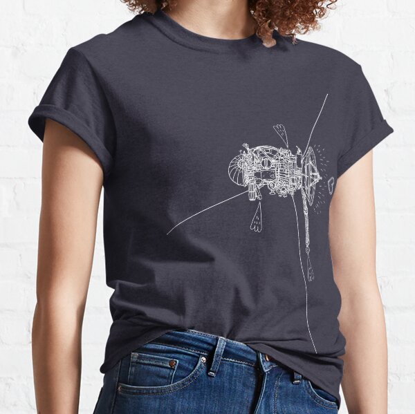 Cassini (blanc sur fond sombre) T-shirt classique