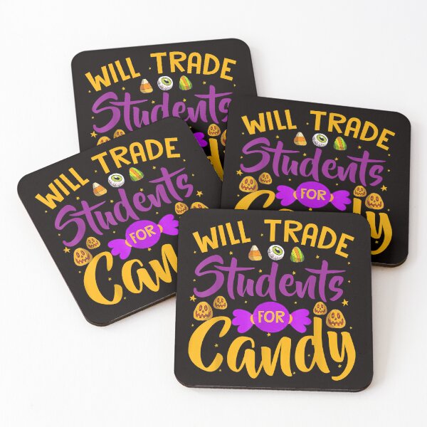 Item preview, Will Trade Students for Candy Funny Teacher Halloween designed and sold by Ella38.