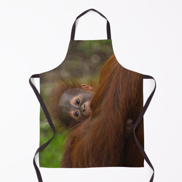 Item preview, Orangutan Baby Having A Peek designed and sold by rawshutterbug.