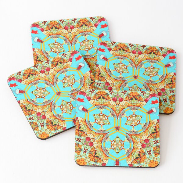 Item preview, HARMONIOUS COCKTAIL OF ARUBA SHELLFISH - UNFORGETTABLE ARUBA CHRISTMAS SOUVENIRS - ARUBAN PARADISE ISLAND ABSTRACT GEOMETRIC PAINTING - ARUBAN ABSTRACT FLAG INSPIRATION - ARUBA ONE HAPPY ISLAND. designed and sold by Ralek.