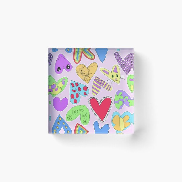 Item preview, Kids Heart Drawings designed and sold by kmstudio.