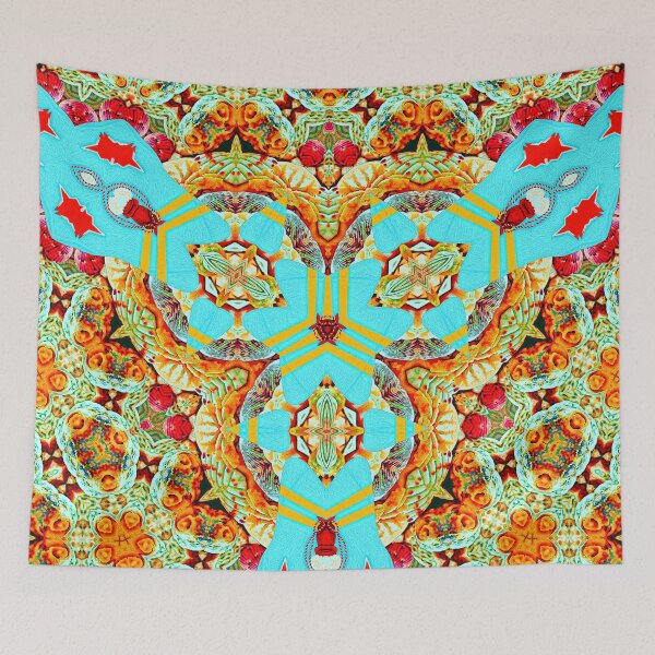 Item preview, HARMONIOUS COCKTAIL OF ARUBA SHELLFISH - UNFORGETTABLE ARUBA CHRISTMAS SOUVENIRS - ARUBAN PARADISE ISLAND ABSTRACT GEOMETRIC PAINTING - ARUBAN ABSTRACT FLAG INSPIRATION - ARUBA ONE HAPPY ISLAND. designed and sold by Ralek.
