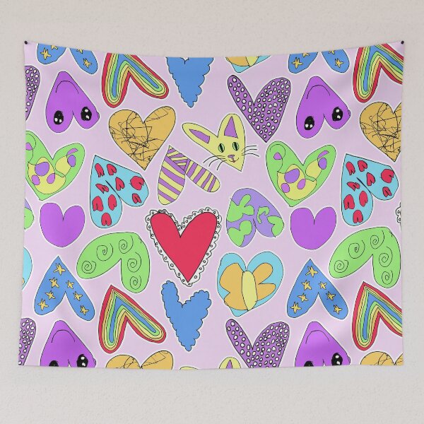 Item preview, Kids Heart Drawings designed and sold by kmstudio.