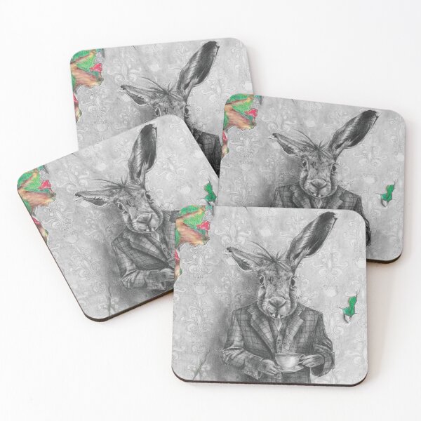 Item preview, March Hare Art Alice in Wonderland Art Tea Party Fairy Tale Art designed and sold by Deanna Davoli.