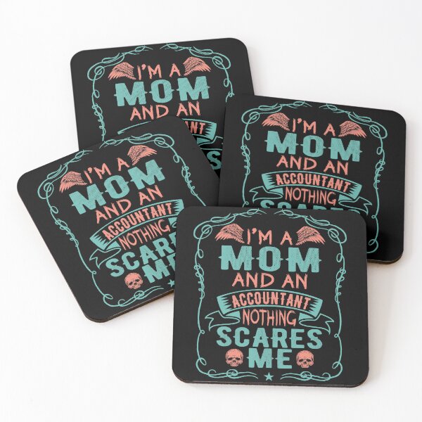 Item preview, Allhalloween I'm A Mom And an Accountant Nothing Scares Me | All Soul Day designed and sold by Rizty.