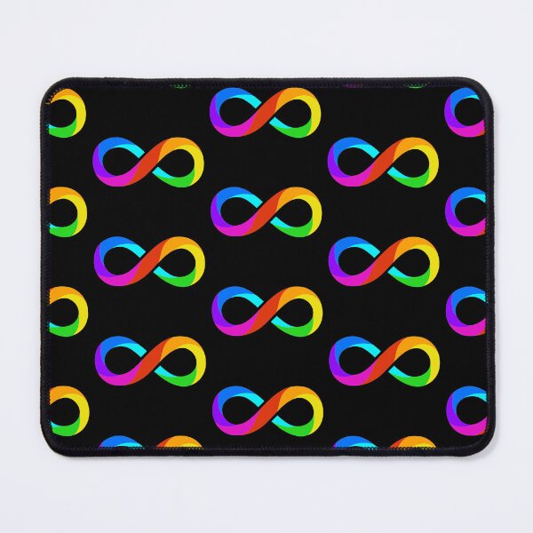 Item preview, The rainbow infinity sigm, small logo or pattern designed and sold by Death Rock Tee.