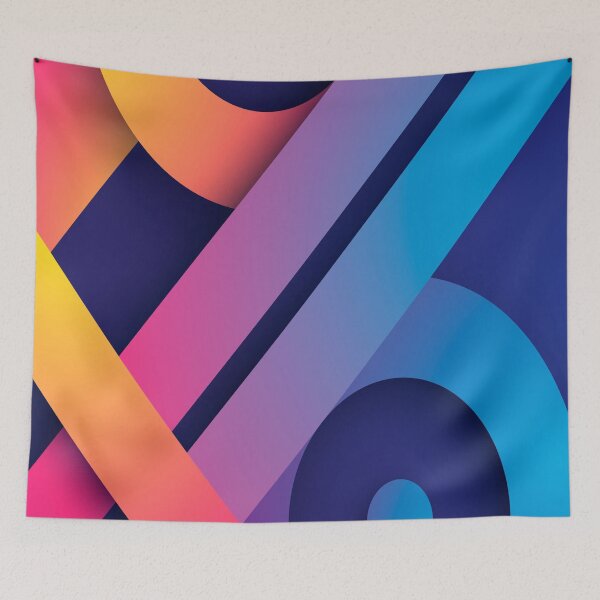 Item preview, Colorful modern overlaping layers background designed and sold by FNDES1GN5.
