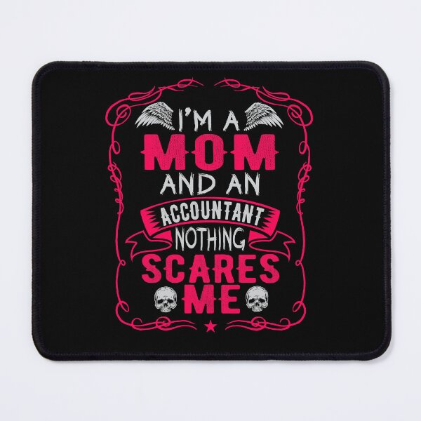 Item preview, Allhalloween I'm A Mom And an Accountant Nothing Scares Me | All Soul Day | 3 designed and sold by Rizty.
