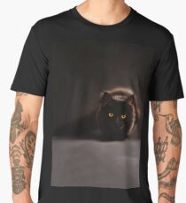 Cool Black Cat Men's Premium T-Shirt