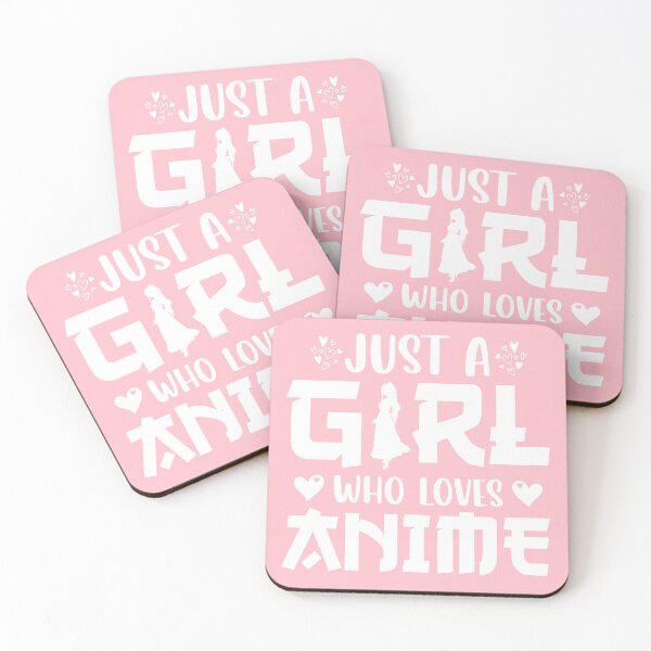 Item preview, Just a Girl Who Love Anime White Best Gifts For Anime and Manga Lover designed and sold by TajfunX.