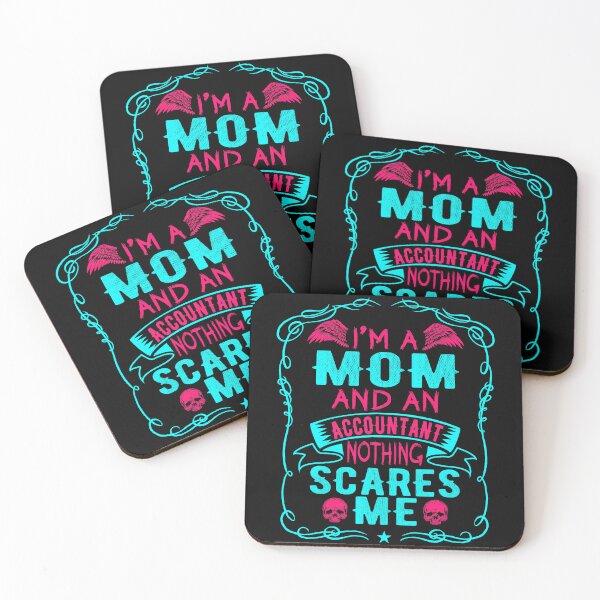 Item preview, Allhalloween I'm A Mom And an Accountant Nothing Scares Me | All Soul Day | 4 designed and sold by Rizty.
