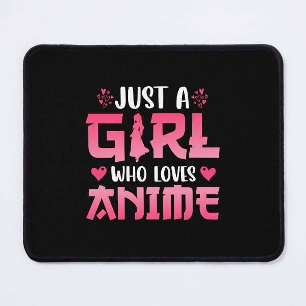 Item preview, Just a Girl Who Love Anime Pink Best Gifts For Anime and Manga Lover designed and sold by TajfunX.