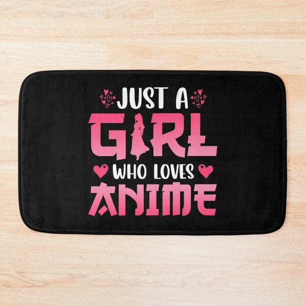 Item preview, Just a Girl Who Love Anime Pink Best Gifts For Anime and Manga Lover designed and sold by TajfunX.