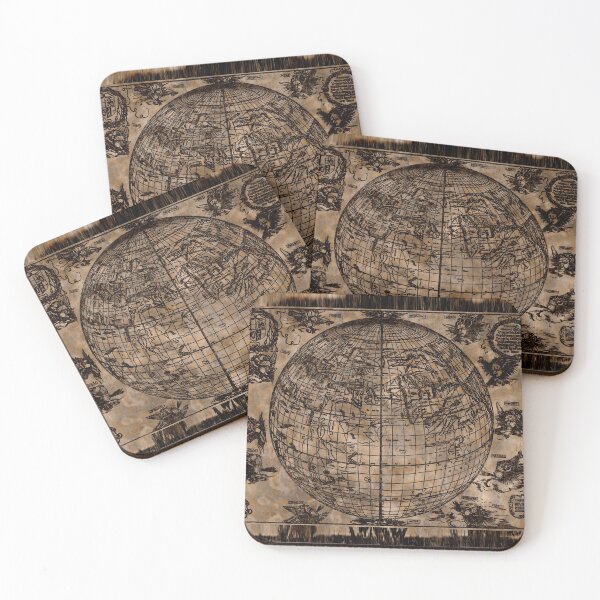 Item preview, Vintage Old World Map designed and sold by NaturePrints.