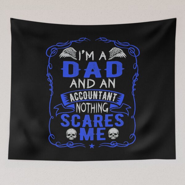 Item preview, Allhalloween I'm A Dad And an Accountant Nothing Scares Me | All Soul Day | 2 designed and sold by Rizty.