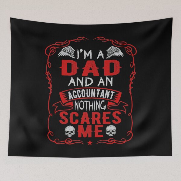 Item preview, Allhalloween I'm A Dad And an Accountant Nothing Scares Me | All Soul Day | 3 designed and sold by Rizty.