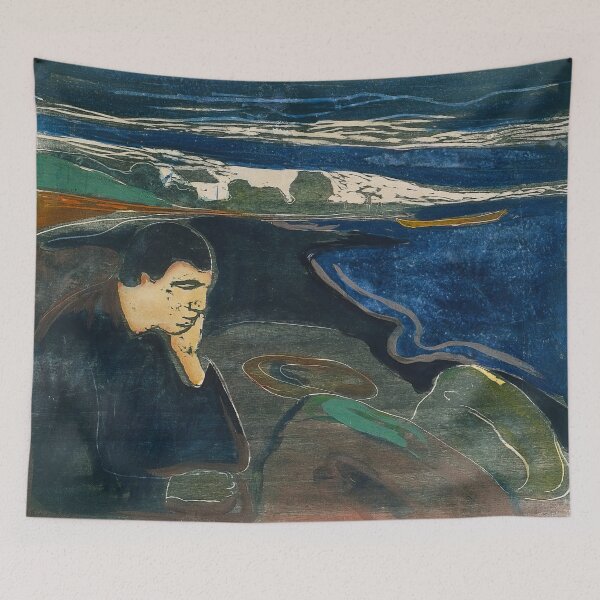 Item preview, Evening, Melancholy I - Edvard Munch designed and sold by Onodera.