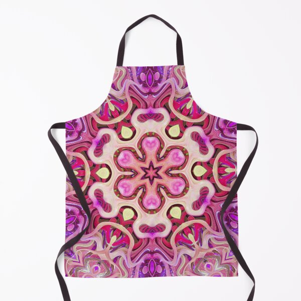 Item preview, Boho Vibes Abstract Kaleidoscope Maximalism Hippie Style Eclectic Mix of Pink Lilac Cream 1 of 16 designed and sold by Beachy.