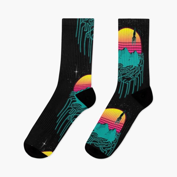 Artikelvorschau, Retrowave-Raketenstart entworfen und verkauft von Le-Freak.