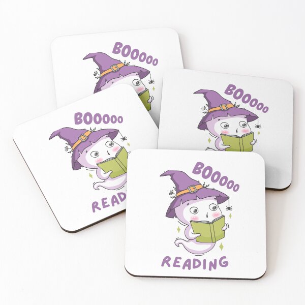 Item preview, cute ghost book reading teacher school funny halloween designed and sold by TThousand.