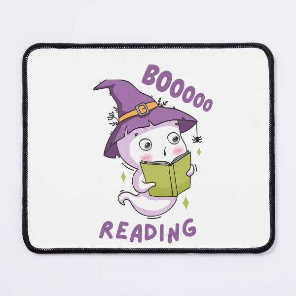 Item preview, cute ghost book reading teacher school funny halloween designed and sold by TThousand.