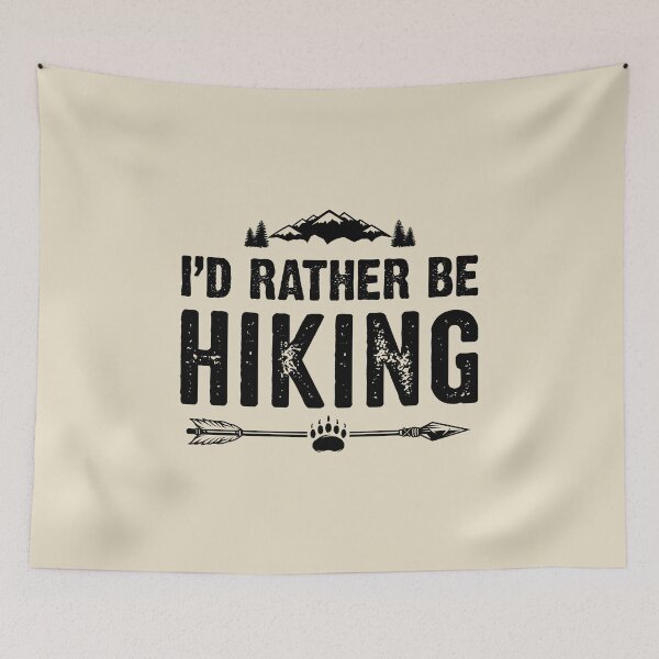 Item preview, I'd rather be hiking designed and sold by iskapa.