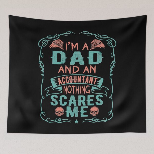 Item preview, Allhalloween I'm A Dad And an Accountant Nothing Scares Me | All Soul Day | 5 designed and sold by Rizty.
