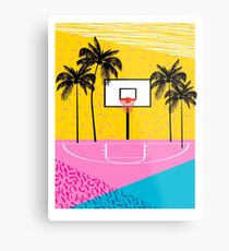 Dope - Memphis retro Vibes Basketball Sport Sportler 80er Jahre Throwback Vintage-Stil der 1980er Jahre Metalldruck