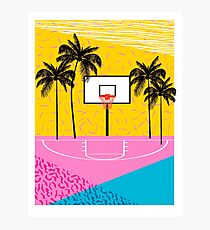 Dope - Memphis retro Vibes Basketball Sport Sportler 80er Jahre Throwback Vintage-Stil der 1980er Jahre Fotodruck