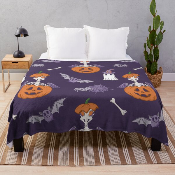 Item preview, Skeleton Chick Katami Halloween Pattern designed and sold by InkofNocturna.