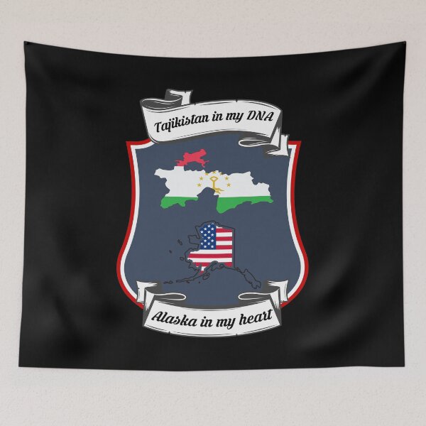 Item preview, Tajikistan in my DNA, Alaska in my heart Heritage designed and sold by Tony ⭐⭐⭐⭐⭐.