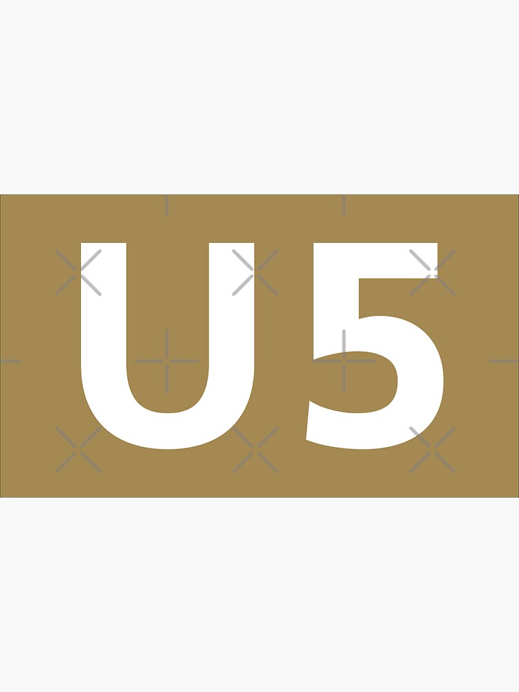 "U5 Berlin U-Bahn Logo Design" Sticker for Sale by surrile | Redbubble