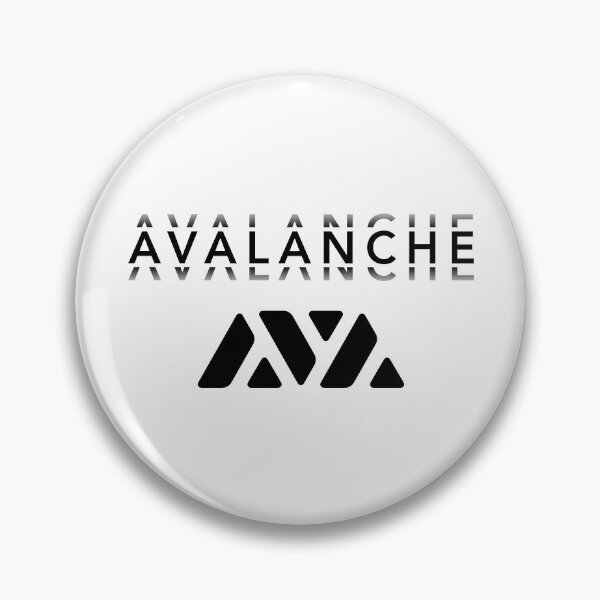 Item preview, Avalanche AVAX Crypto Altcoin - Triple Logo designed and sold by CryptoMoods.