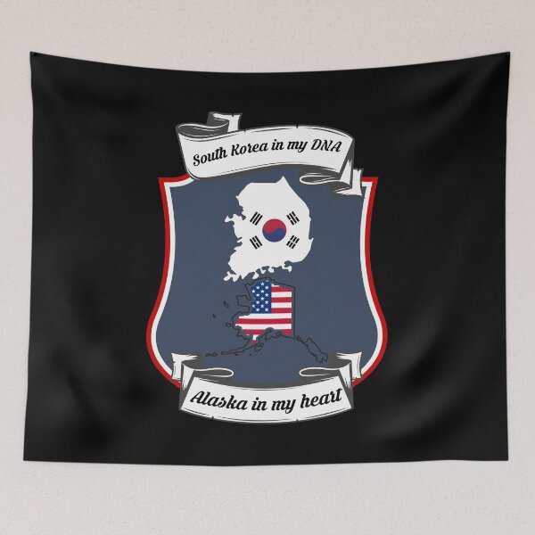 Item preview, South Korea in my DNA, Alaska in my heart Heritage designed and sold by Tony ⭐⭐⭐⭐⭐.