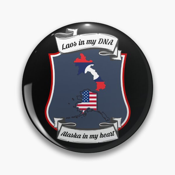 Item preview, Laos in my DNA, Alaska in my heart Heritage designed and sold by Tony ⭐⭐⭐⭐⭐.