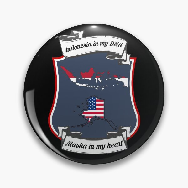Item preview, Indonesia in my DNA, Alaska in my heart Heritage designed and sold by Tony ⭐⭐⭐⭐⭐.