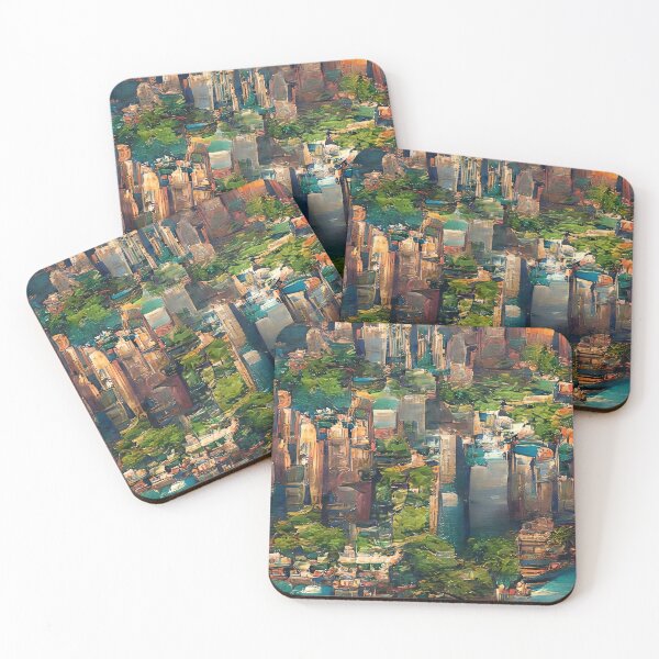 Item preview, Green city  designed and sold by OverAltruist.