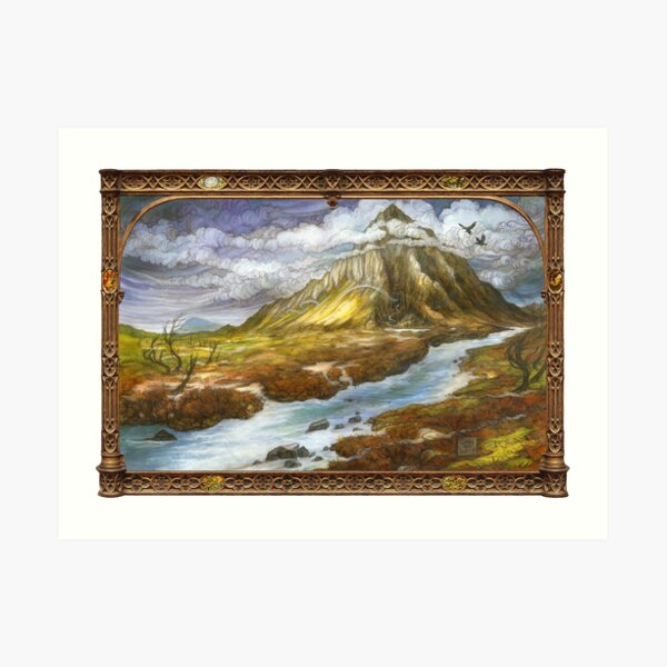 The Lonely Mountain Art Print