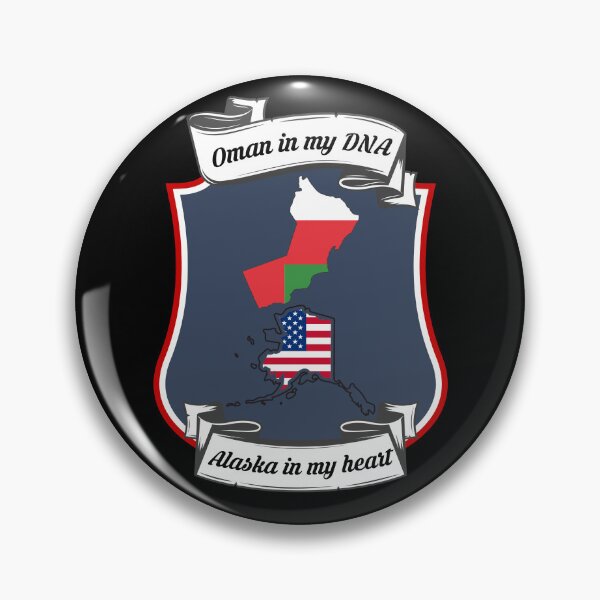 Item preview, Oman in my DNA, Alaska in my heart Heritage designed and sold by Tony ⭐⭐⭐⭐⭐.